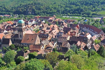 Dorf im Elsass