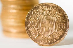 20 CHF "Vreneli": The most popular gold coin in the southwest 20 CHF "Vreneli": The most popular gold coin in the southwest of Germany