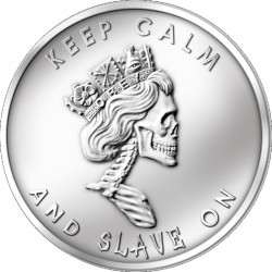Médaille de collection rare avec un statut culte: Slave Queen médaille d'argent 1 oz Médaille de collection rare avec un statut culte: Slave Queen médaille d'argent 1 oz