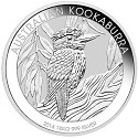 1 kg Silbermünze Kookaburra 2014 von der Perth Mint/Australien