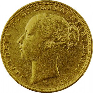 1 Pfund Sovereign Victoria Jugend 7,32g Gold