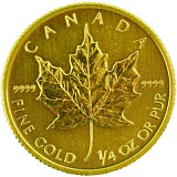 Maple Leaf 1/4oz Gold