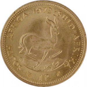 1 Rand Südafrika 3,66g Gold