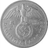 5 Reichsmark Hindenburg mit HK 12,5g Silber (1934 - 1939)