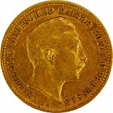 10 Mark Wilhelm II. 3,58g Gold