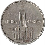 5 Reichsmark Garnisonskirche mit Jahr 12,5g Silber (1934 - 1939)