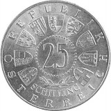 25 Schilling Österreich 10,4g Silber (1955 - 1973)