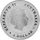 Australien Salzwasser-Krokodil (Saltwater Crocodile) 1oz Silber - 2014 - B-Ware