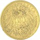 20 Mark Wilhelm II König von Württemberg 7,16g Gold (1894 - 1914)