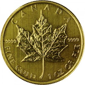 Maple Leaf 1oz Gold - B-Ware