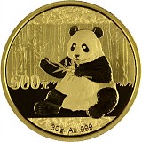 China Panda 30g Gold - 2017
