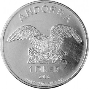 Andorra Eagle 1oz Silber - B-Ware