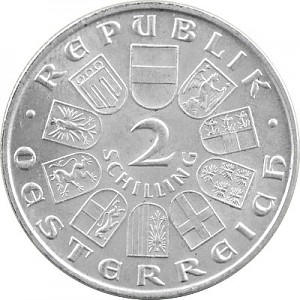 2 Schilling Österreich 7,68g Silber (1928 - 1937)