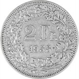 2 Schweizer Franken 8,35g Silber (1874 - 1967)