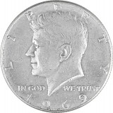 ½ US-Dollar Kennedy 4,6g Silber (1965 - 1971)