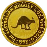 Känguru 1/10oz Gold - 1992