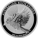 Kookaburra 1oz Silber - 2018