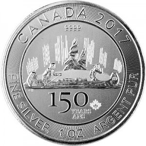 Kanada 150 Jahre Voyageur 1oz Silber - 2017