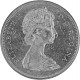1 Canada Dollar Pelzhändler u. Indianer im Kanu 18,66g Silber - 1966