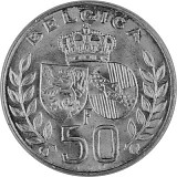 50 Franc Belgien 10,44g Silber 1948 - 1960