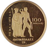 100 Dollar Kanada Olympic 1/2oz Gold Proof Coin - ohne Box