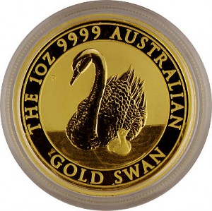 Australien Schwan 1oz Gold - 2018