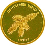 20 Euro Deutscher Wald Fichte 3,88g Gold - 2012