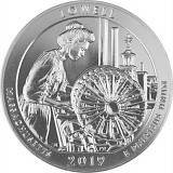 America the Beautiful - Lowell National Historical Park 5oz Silber - 2019