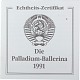 25 Rubel Palladium-Ballarina 1oz 1991 diff.