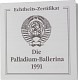 10 Rubel Palladium-Ballarina 1/2oz 1991 diff.