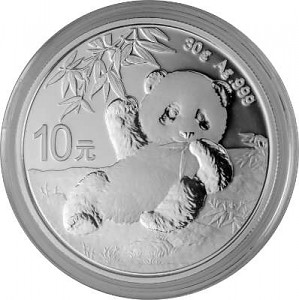 China Panda 30g Silber - 2020