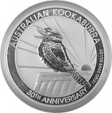 Kookaburra 1kg Silber - 2020