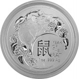Lunar Ratte Royal Australien Mint 1oz Silber - 2020