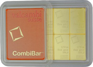Goldbarren - Tafelbarren - CombiBar 1oz (10x 1/10oz)