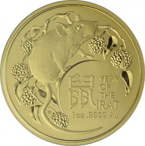 Lunar Ratte Royal Australien Mint 1 Unze Gold - 2020