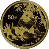 China Panda 1/10oz Gold - 2007
