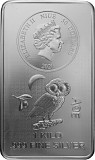 Niue Athener Eule Münzbarren 1kg Silber - 2020