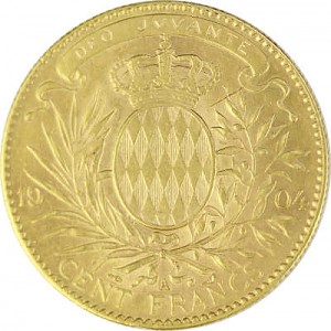 100 Francs Monaco Albert 29,04g Gold