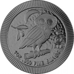 Niue Athener Eule 1oz Silber - 2021