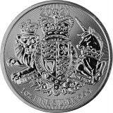 Großbritannien Königliches Wappen 1 Unze Silber - 2021