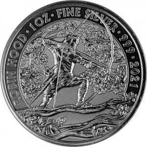 Großbritannien Mythen und Legenden Robin Hood 1oz Silber - 2021