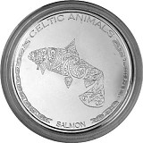 Tschad Celtic Animal Salmon 1oz Silber - 2021
