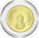 50 Euro Musikinstrumente Kontrabass 1/4 oz Gold - 2018