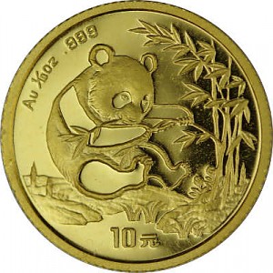 China Panda 1/10oz Gold - 1994