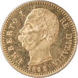 20 Lire Umberto I. 5,81g Gold