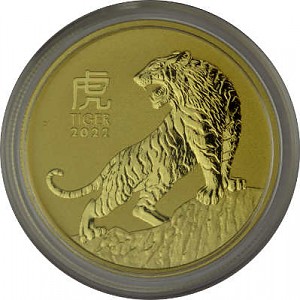 Lunar III Tiger 1oz Gold - 2022