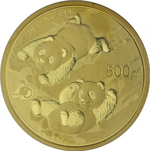 China Panda 30g Gold - 2022
