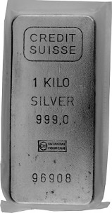 Silberbarren 1kg Silber - B-Ware