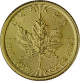 Maple Leaf 1/4oz Gold - 2022