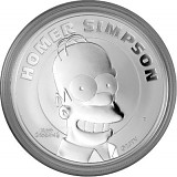 Tuvalu - The Simpsons - Homer Simpson 1oz Silber - 2022
